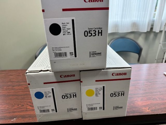キャノントナー 3本セット 053H ブラック シアン イエロー