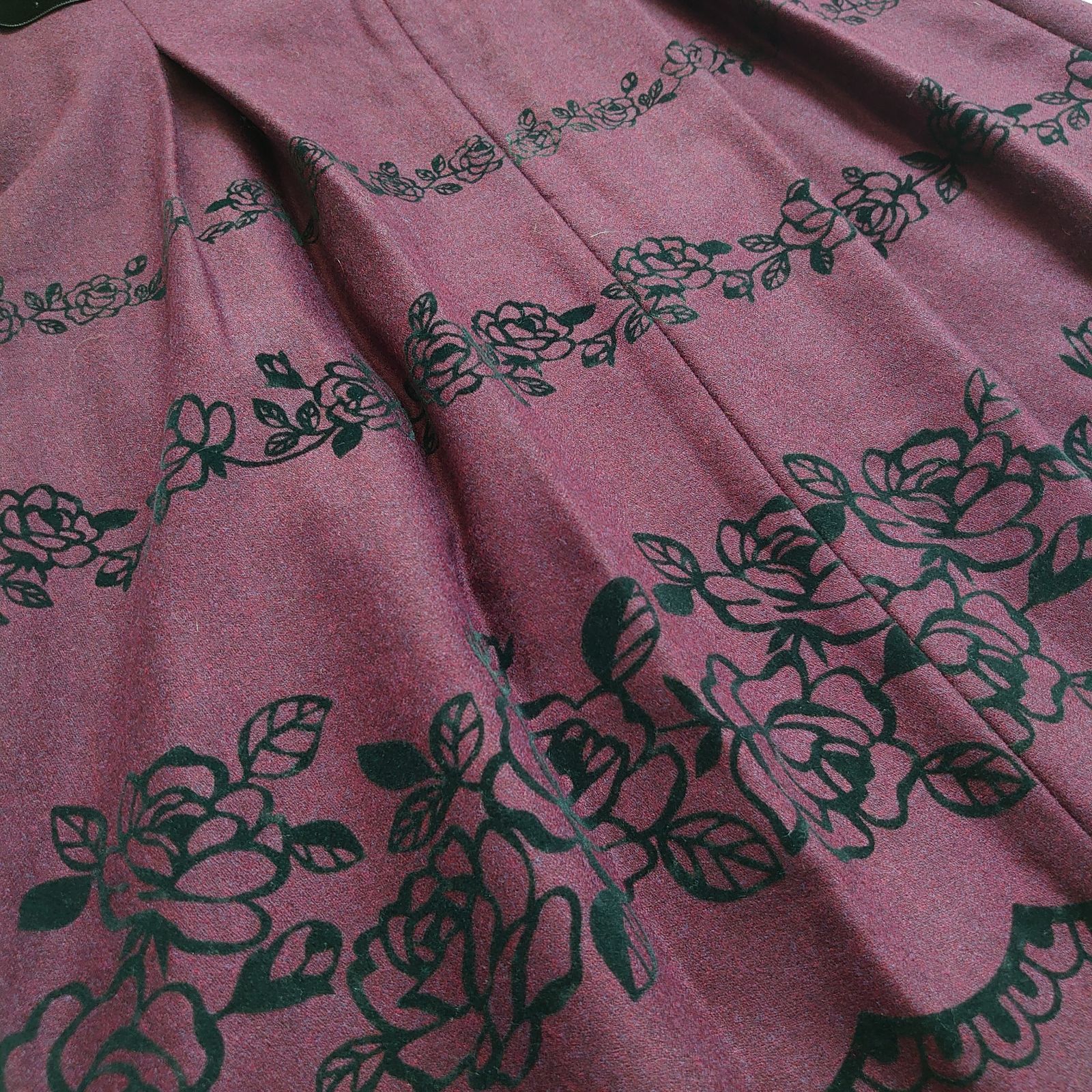 ベロアリボン ワンピース38