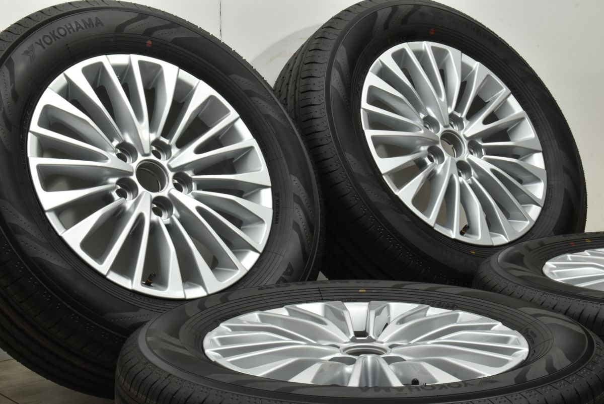 製 新車外し バリ溝 トヨタ 40 アルファードZ 純正 オプション 17in 6.5J 40 120 ヨコハマ アドバン V03 225|65R17 納車外し