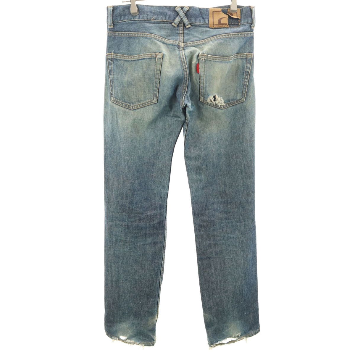 beauty beast ビューティービースト デニムパンツ 3 ブルー ジーンズ レディース 古着