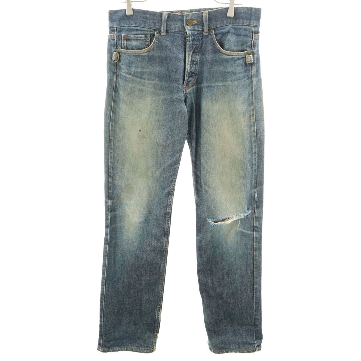 beauty beast ビューティービースト デニムパンツ 3 ブルー ジーンズ レディース 古着