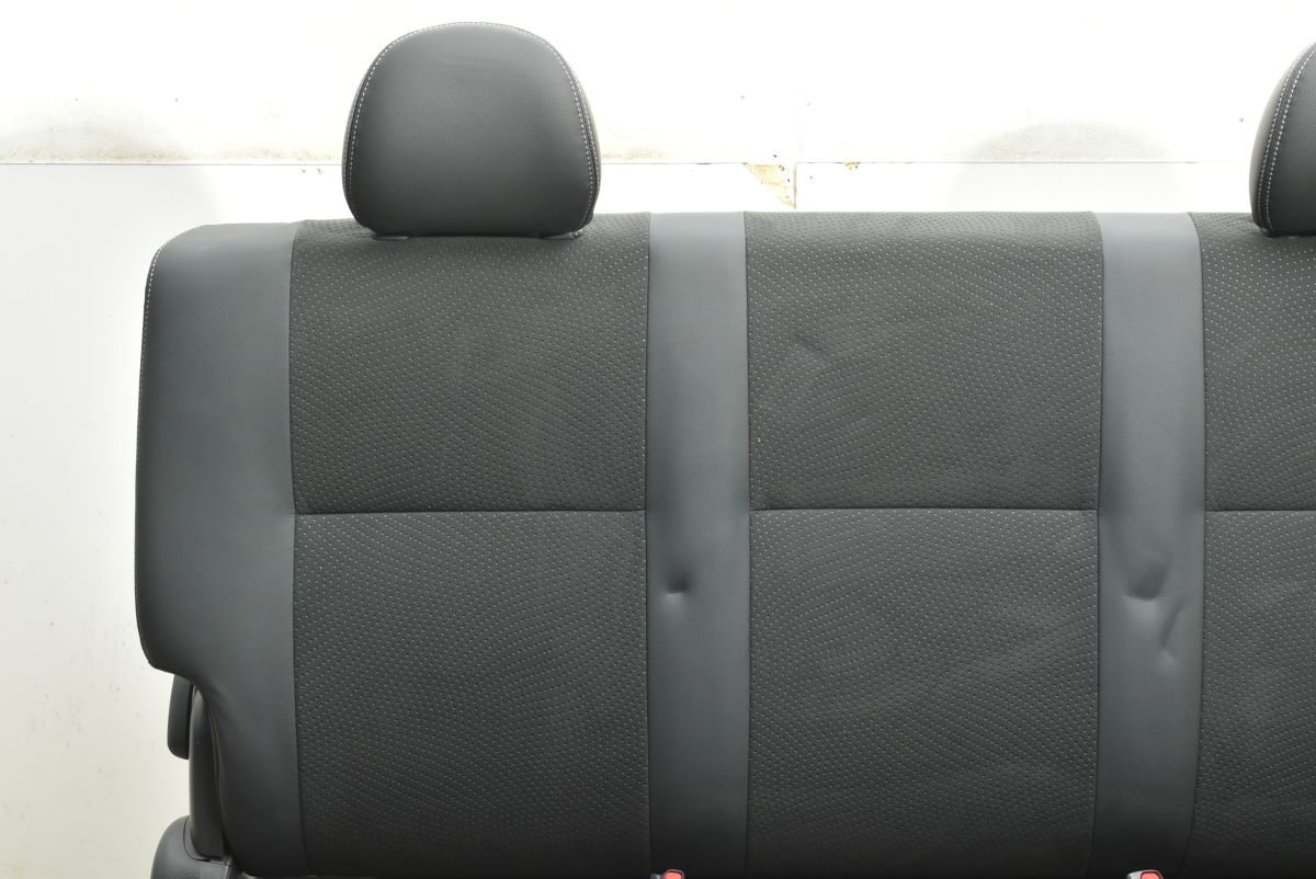程度良好品 トヨタ 200 ハイエース ダークプライム2 純正 セカンドシート 2列目シート 交換用 破れ無し ヘッドレスト 送料別途見積り FFCRYSTALESIA_COM