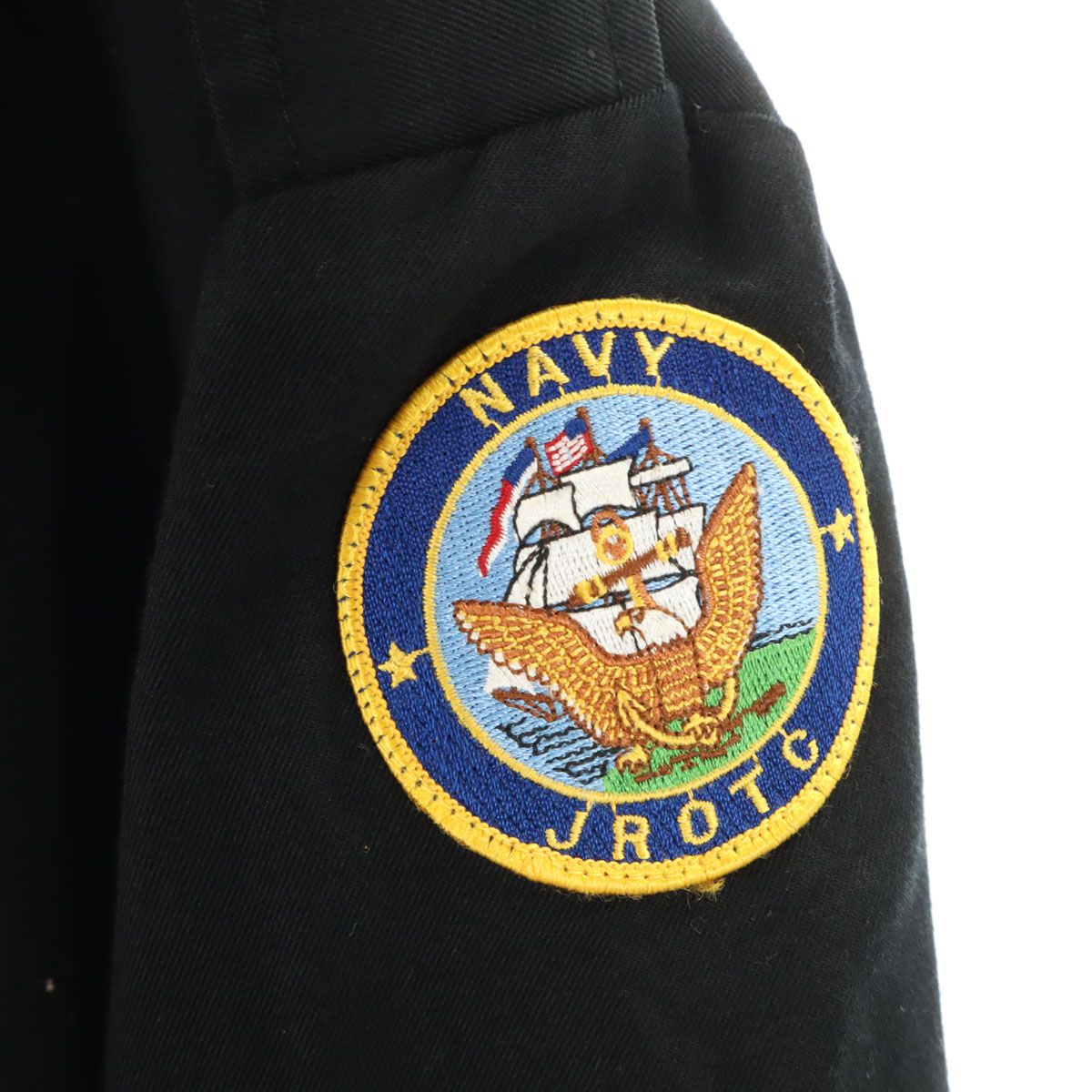 US NAVY アメリカ海軍 ブルゾン 22regular ブラック レディース 古着