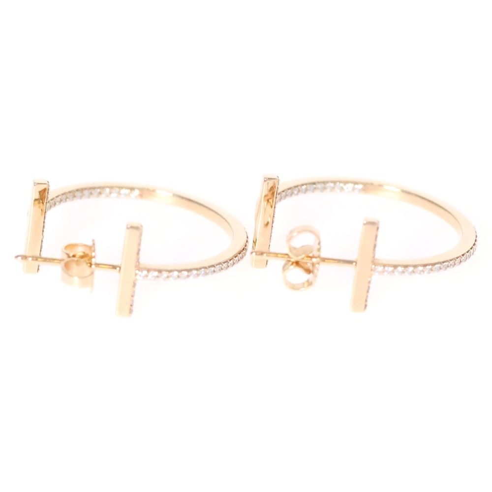 TIFFANY&Co (ティファニー) Tワイヤー ダイヤモンド フープピアス