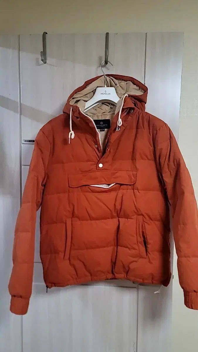 オレンジ色 プーさんオーバ アノラック ダウン アウター M L