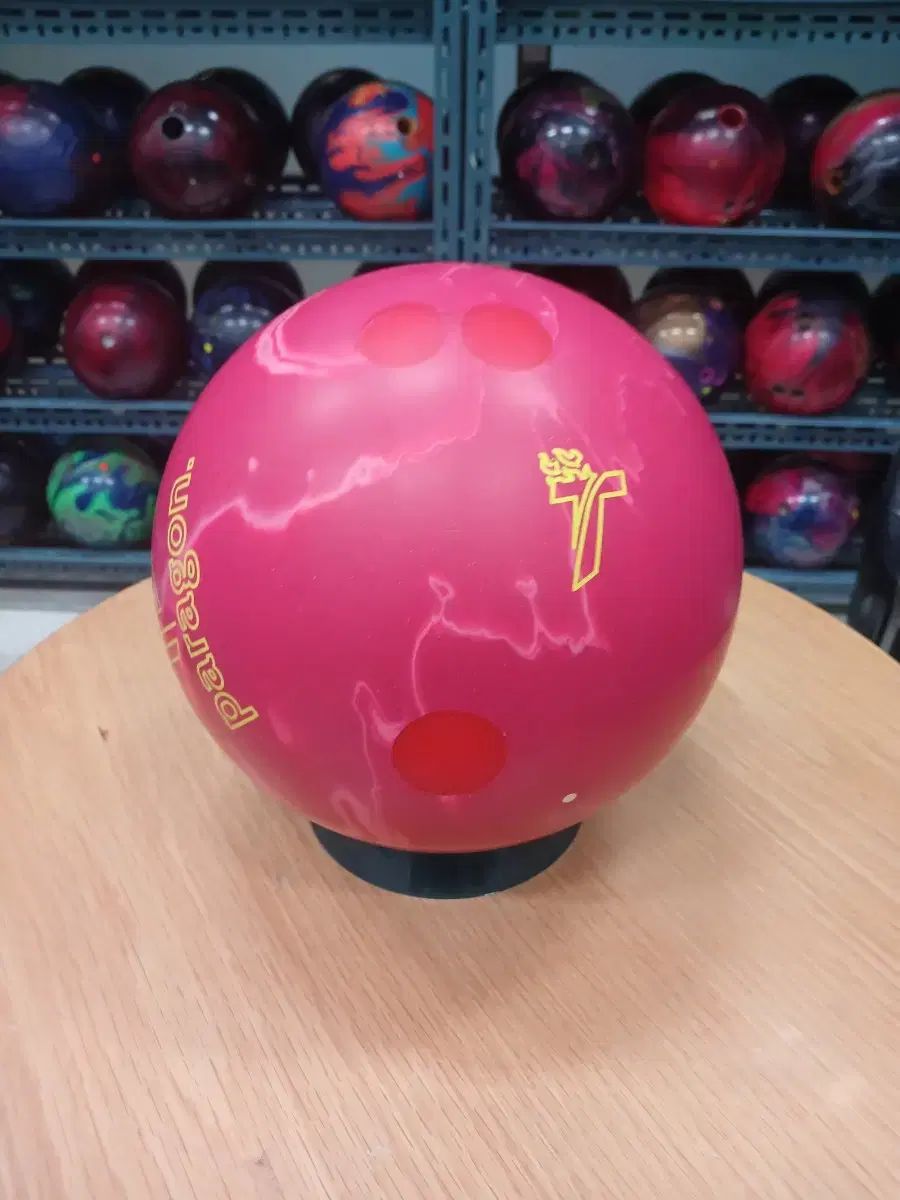 ボーリングボール 복원 완 15 p 파라곤 レッド