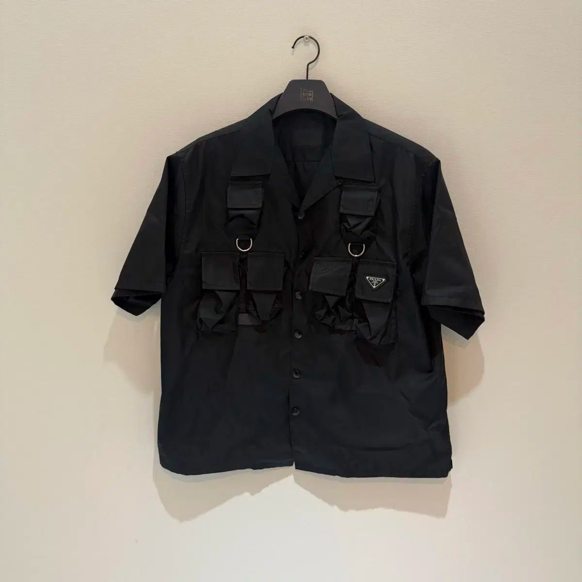 NFC新モデル | XXL size PRADA リーナイロン 三角ロゴ 半袖 ジャケット