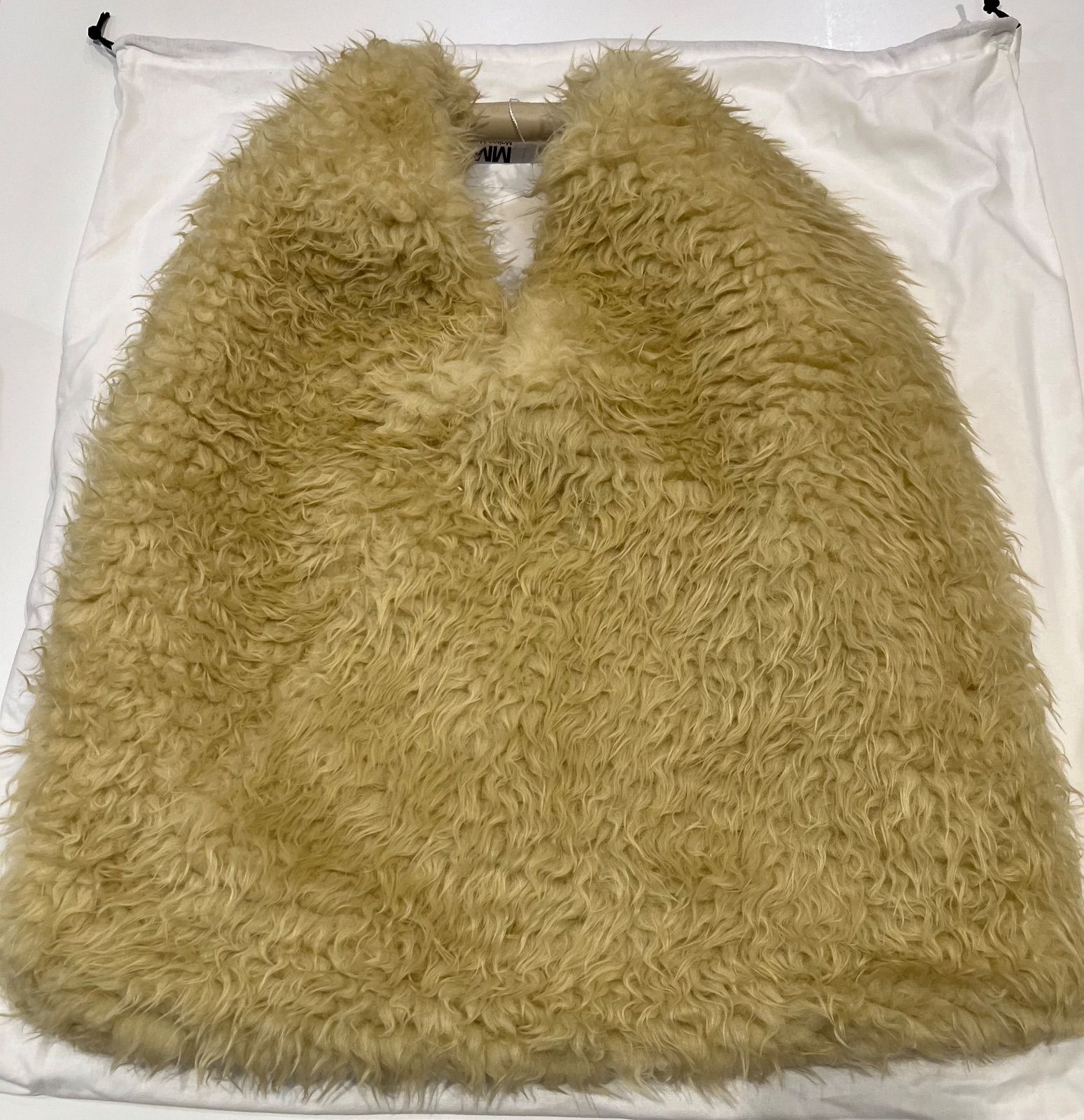 MM6 マルジェラ ジャパニーズバッグ フェイクファー　ラージ mm6 メゾン マルジェラ ジャパニーズ トートバッグ フェイクファー