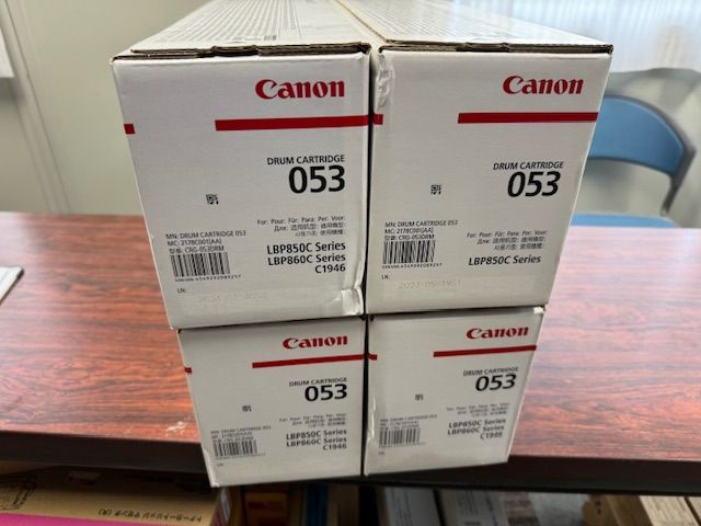 キャノンドラムカートリッジ ４本セット 053 レーザープリンター WWW_OLIVIERBERNSTEIN_COM