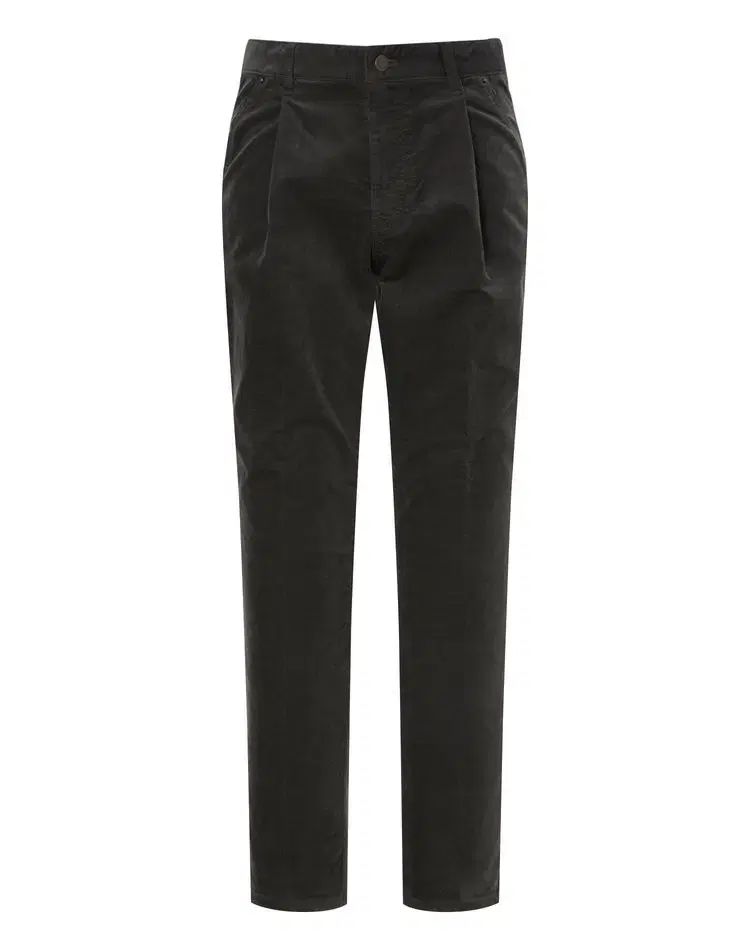 DAKS メンズ 冬 ツイル ワンタック パンツ ダークグレー 40