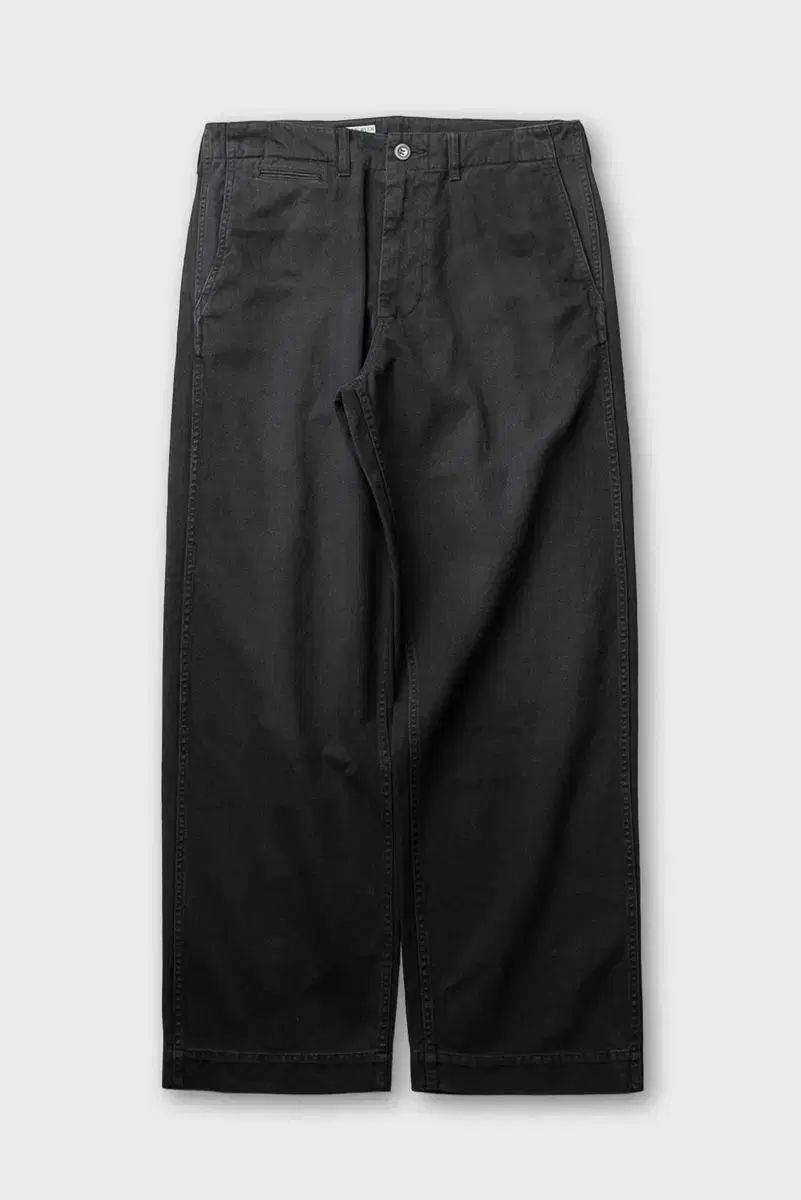 ヘビーユーズド 1942 チノ スラックス ダイド ブラック | 3