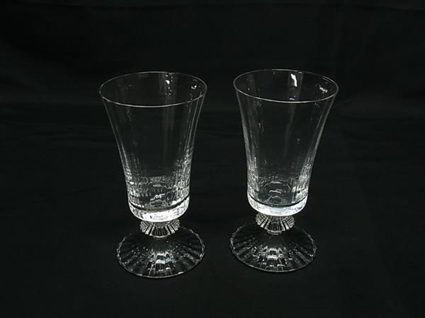 Baccarat バカラ ミルニュイ クリスタルガラス ペアグラス ワイングラス テーブルウェア 食器 2客セット クリア FU0171