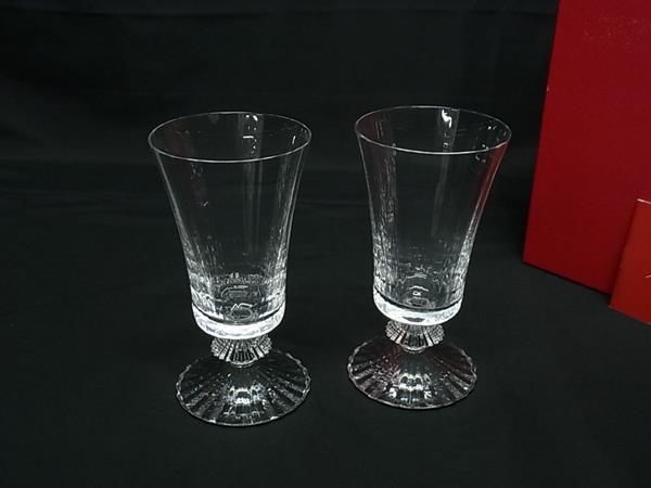 Baccarat バカラ ミルニュイ クリスタルガラス ペアグラス ワイングラス テーブルウェア 食器 2客セット クリア FU0171