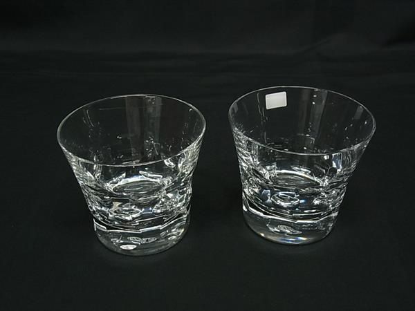 Baccarat バカラ ベルーガ クリスタルガラス ロックグラス 食器 テーブルウェア ペア 2個セット クリア BN4877