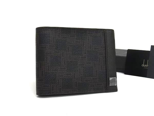 ♥ dunhill ダンヒル ディーエイト コンフィデンシャル レザー 二つ折り 財布 ウォレット メンズ ブラウン系 BP5085