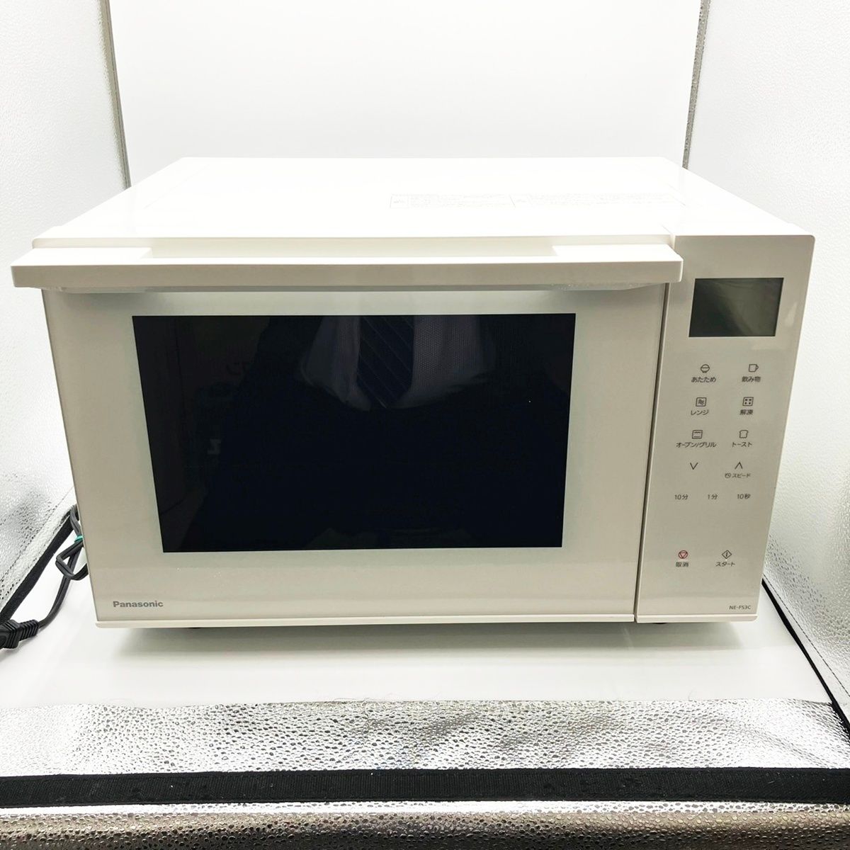 パナソニック 家庭用オーブンレンジ NE-FS3C 50-60Hz 100V 2025年製 角皿 説明書付 Panasonic リサイクルマート宇部店