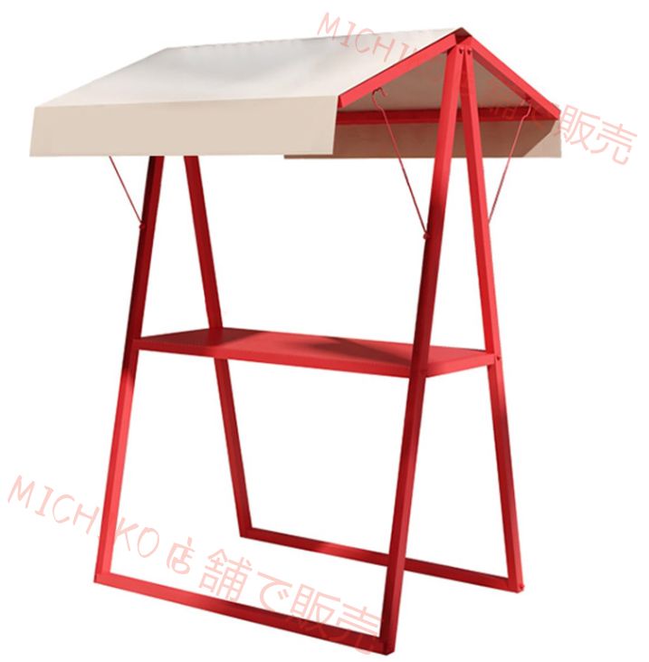 屋台ブース 折りたたみ式屋台セット 鉄製 耐荷重250kg 幅150|200×奥行100×高さ220cm 大容量 コンパクト設計 仮設ディスプレイスタンド 店頭販売 仮設屋台セット フリーマーケット 出店 イベント 露店 マルシェ 収納便利 組み立て簡単