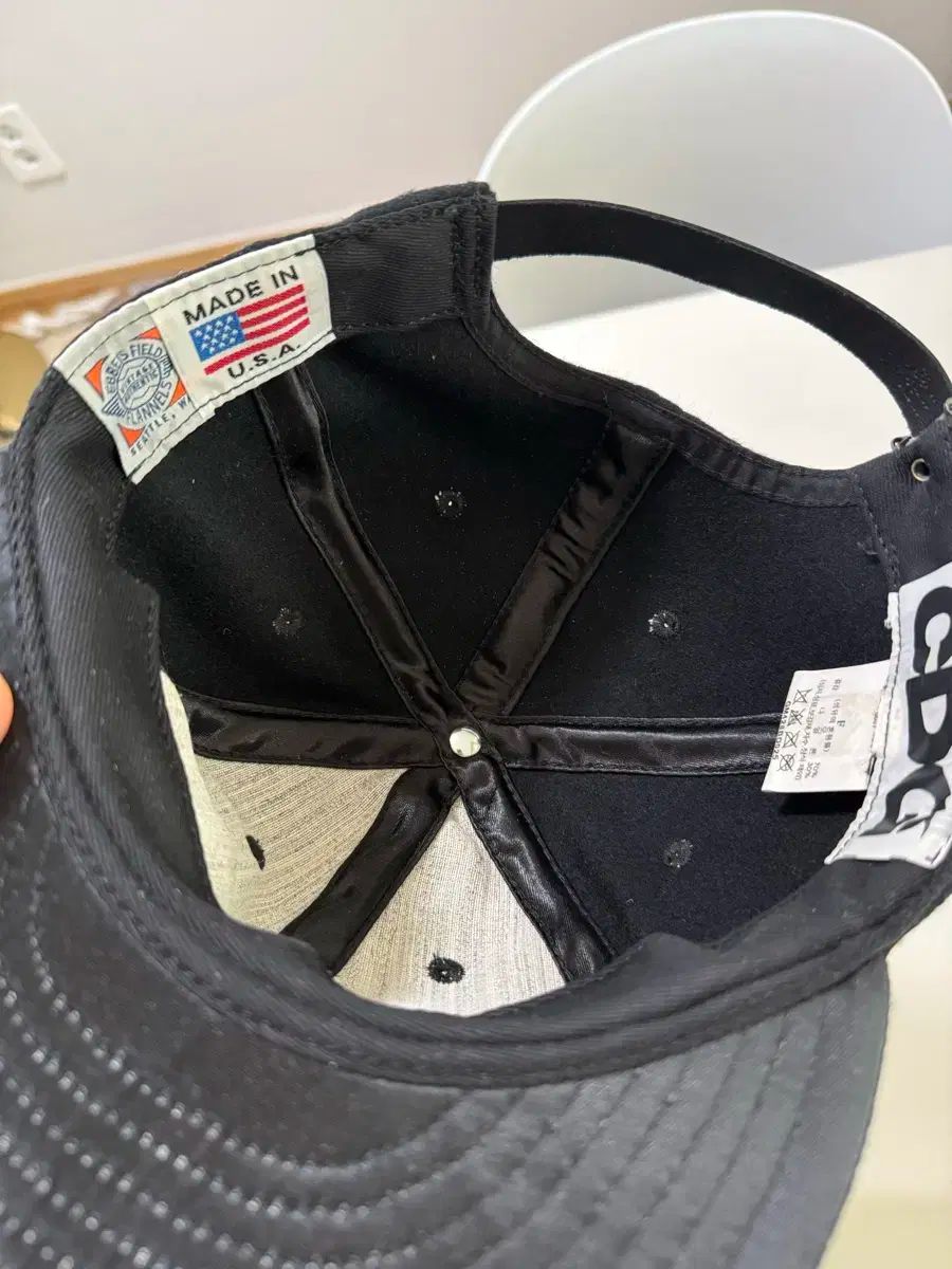 CDG 50周年キャップ 黒 別注 コラボ エベッツフィールド ギャルソン