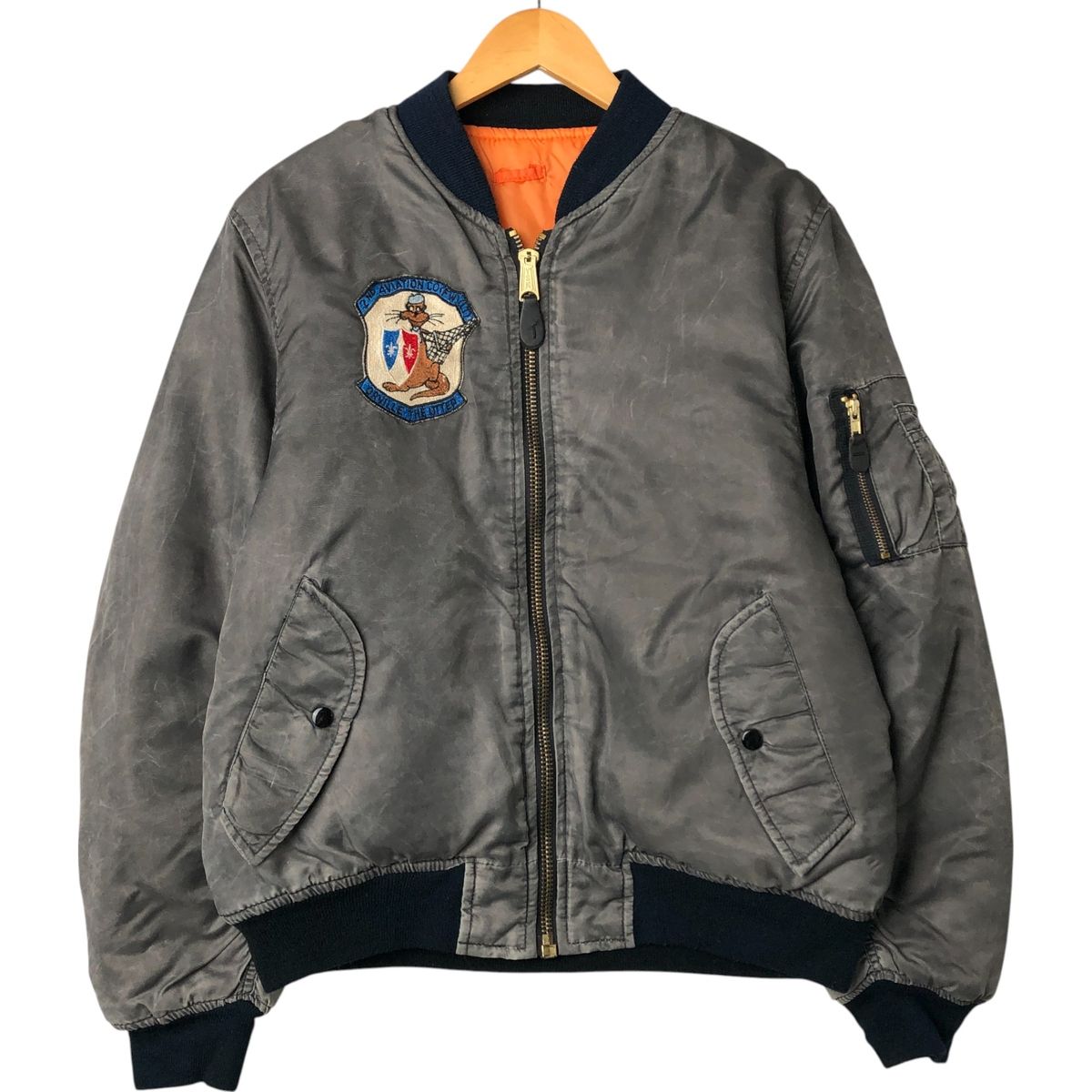 古着 民間品 MORRIS ROTHENBERG-SON MA-1タイプ 中綿入り ミリタリー フライトジャケット メンズM相当 ヴィンテージ eaa561918