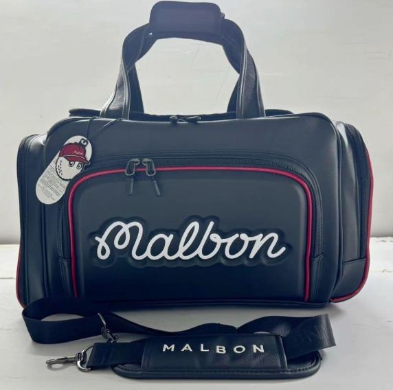 マルボンゴルフ Malbon Golf 新作 大容量ボストンバッグ✨ 高級感