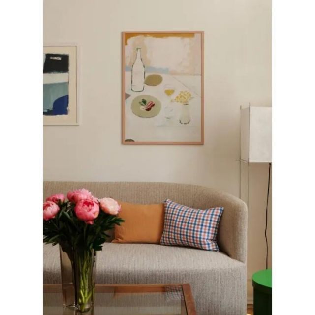 THE POSTER CLUB x MAX OSOSKI Fleurs Jaunes 50 70 cm アートポスター 北欧 ポスタークラブ パステル