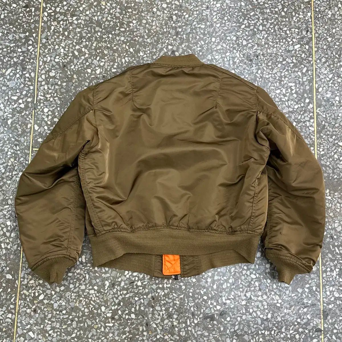 90s USA アルファ MIL-J-82790J MA-1 ジャケット L