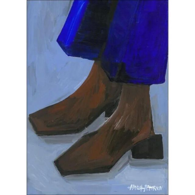 THE POSTER CLUB x HANNA PETERSON | Boots and Blues | 50x70cm アートポスター 北欧 スウェーデン