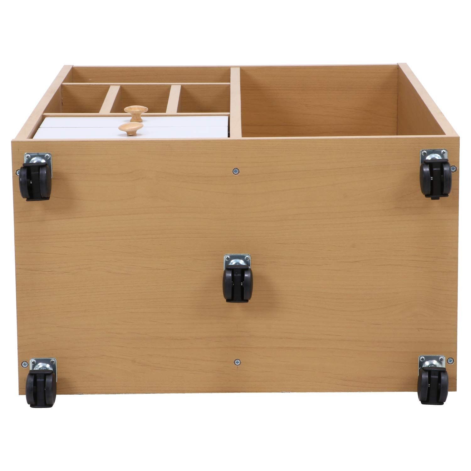  キャスター付き A 対応 本棚 書類収納 ハンガーラック NORM ナチュラル 幅58×奥行34×高さ92 cm 子供用 98893 ランドセルラック リビング収納 不二貿易 Fujiboeki その他 ベビー家具 寝具