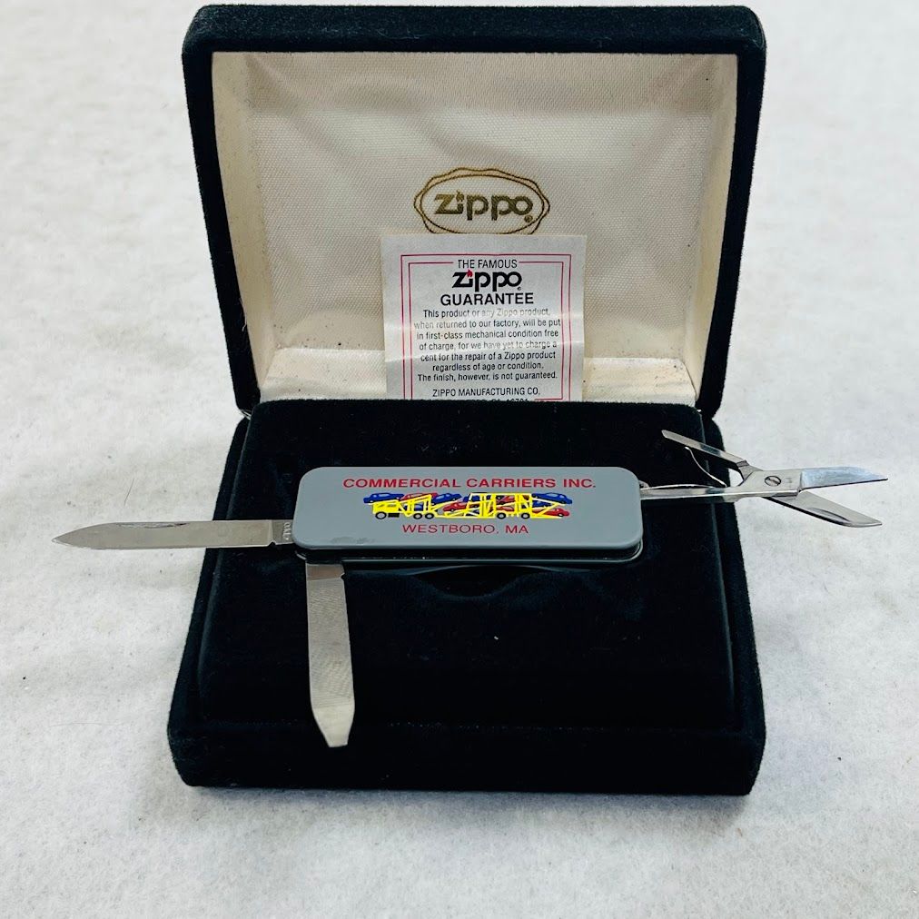 ZIPPO ナイフ 7523MC KNIFE SessionW Moneyclip Greymatto マネークリップ 3徳ナイフ