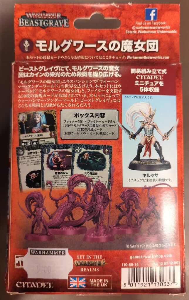 箱イタミ有 GAMES WORKSHOP WARHAMMER AGE OF SIGMAR BEASTGRAVE モルグワースの魔女団