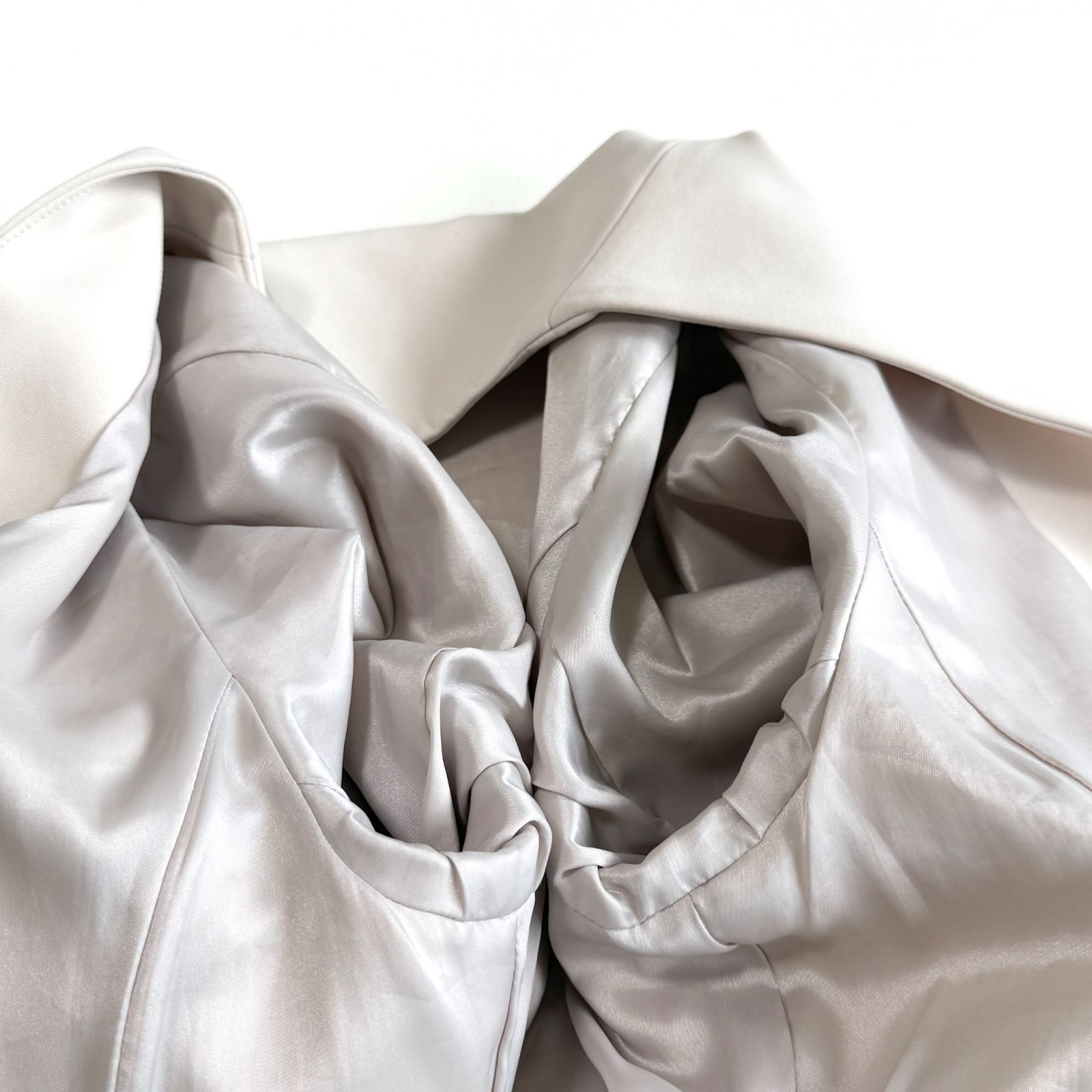 Demi-Luxe BEAMS デミルクスビームス ノー ジャケット 36 ベージュ系 レディース 通勤 オフィス フォーマル 羽織 GULLKHAN_COM