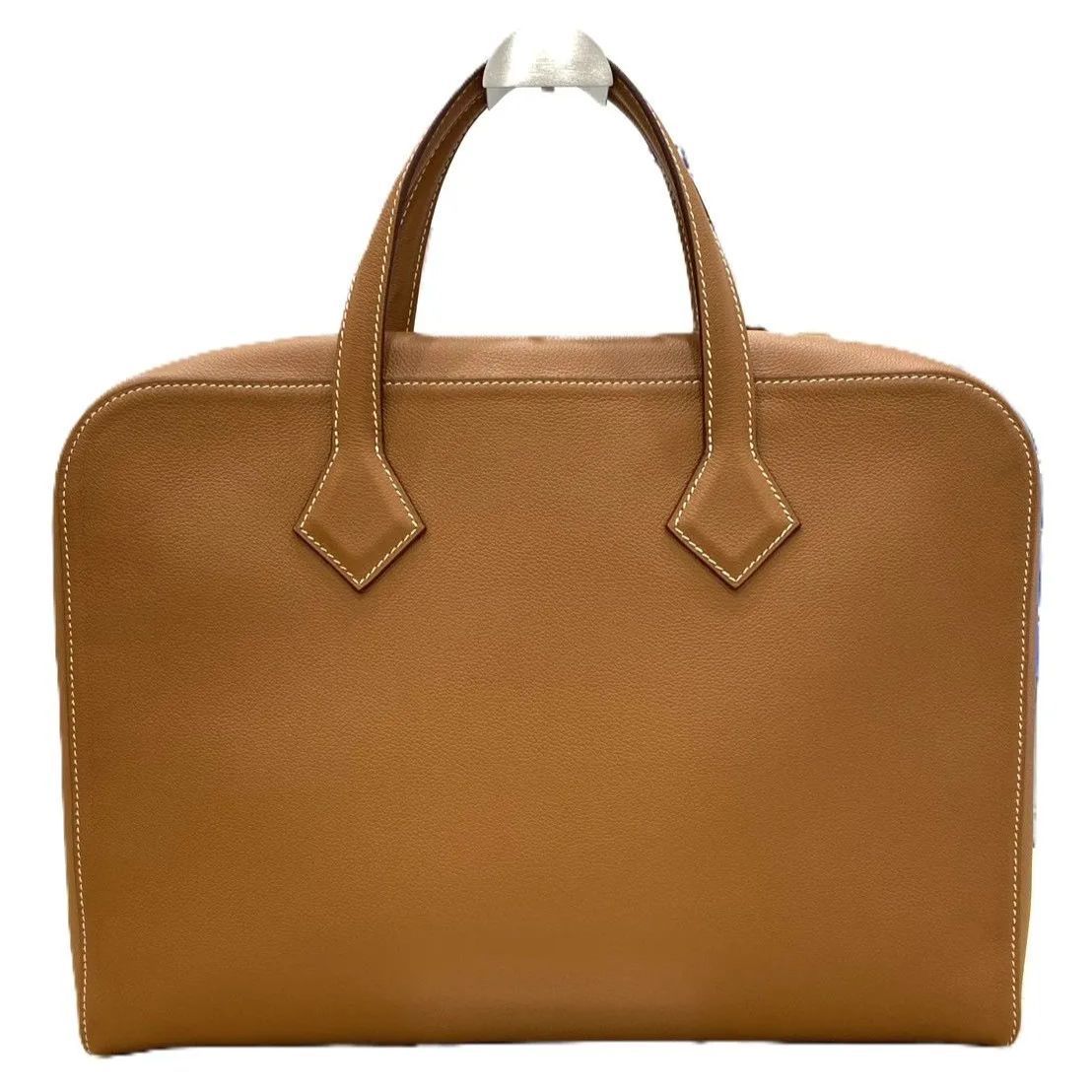 エルメス ヴィクトリア ライト ビジネスバッグ ハンドバッグ D刻印