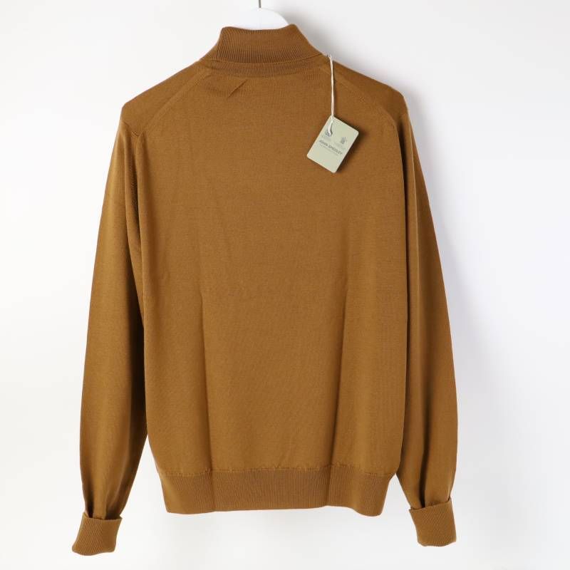 新品 JOHN SMEDLEY ジョンスメドレー 24Gタートルネックメリノウール