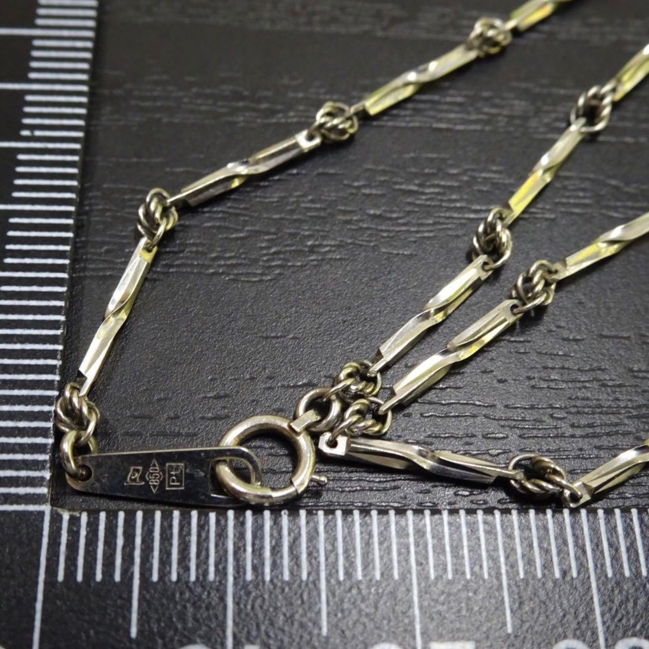 PT850 刻印 切子 キリコ ネックレス ビジュードットコム（Bijou.com） PT850 キリコ ネックレス 10.52g