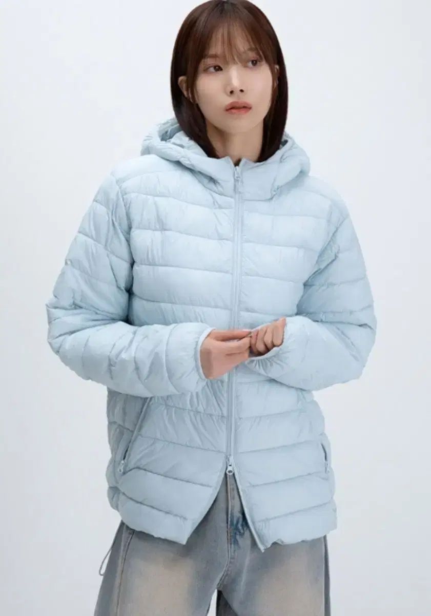 SPAO スパオ 軽量ダウン ペイルブルー