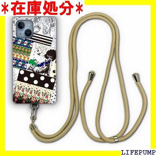 ス ScoLar デザイン iPhone14 ケース スマホショルダー アイフォン14 スマホケース ショルダーストラップ ショルダーケース スマホストラップ カバー スマホカバー コラージュ２１５ かわいいデザイン 912