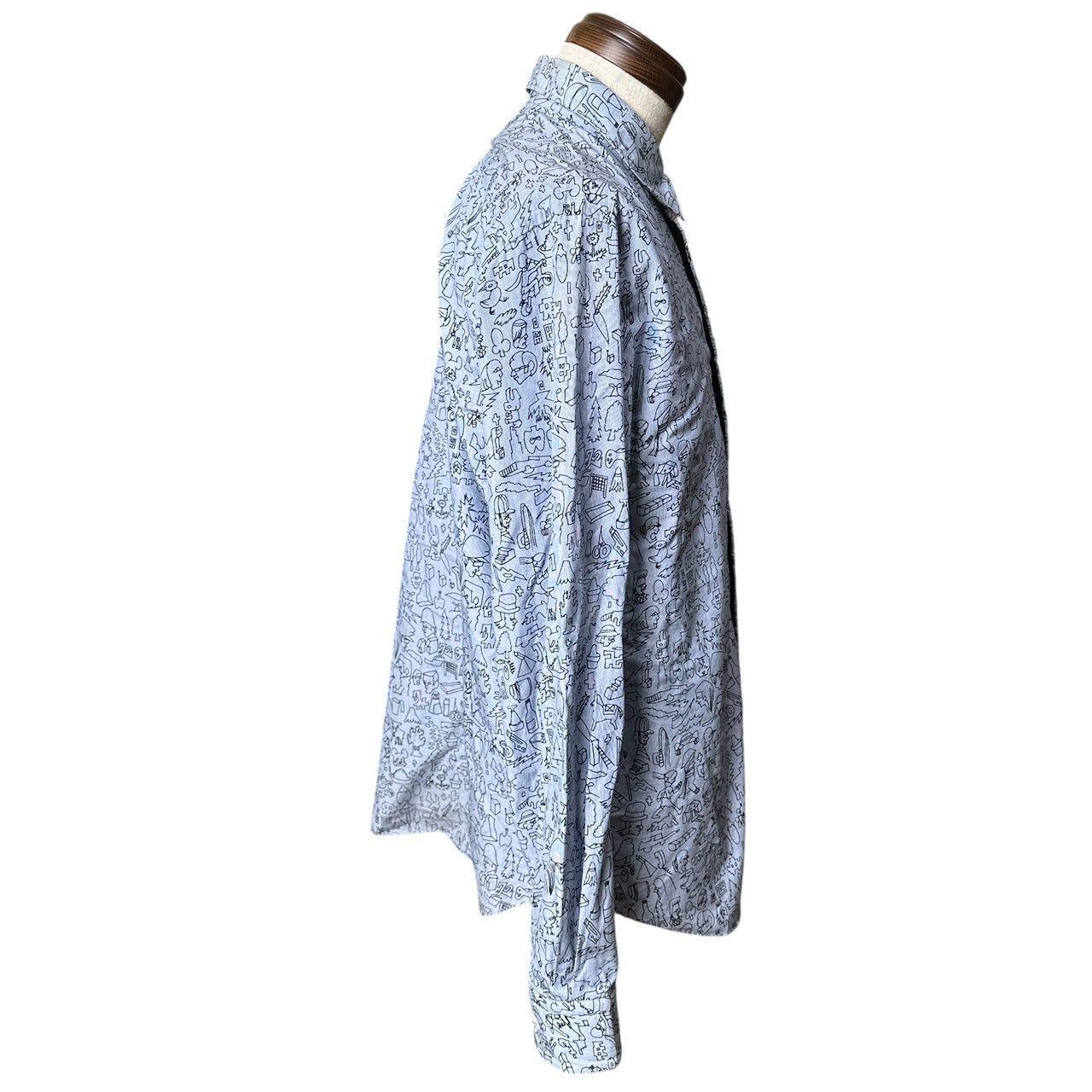 COMME des GARCONS HOMME AD2003 00s All-over print shirt with