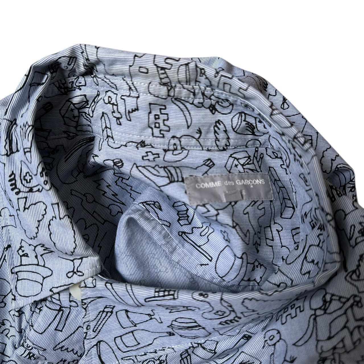 COMME des GARCONS HOMME AD2003 00s All-over print shirt with