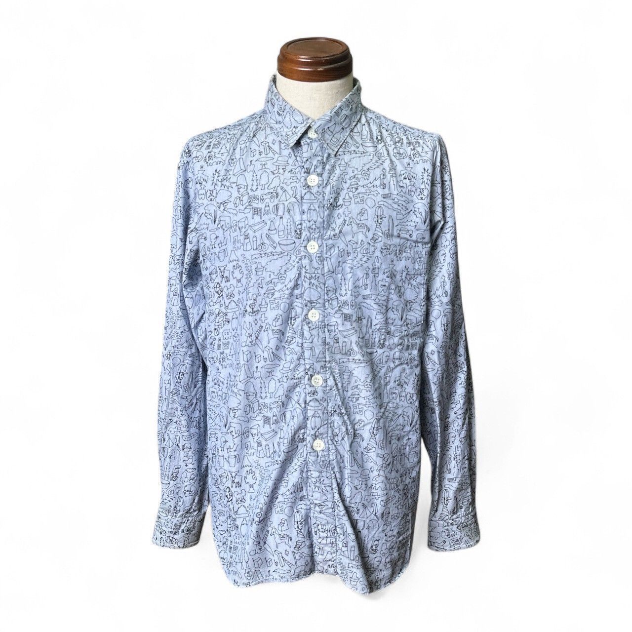 COMME des GARCONS HOMME AD2003 00s All-over print shirt with