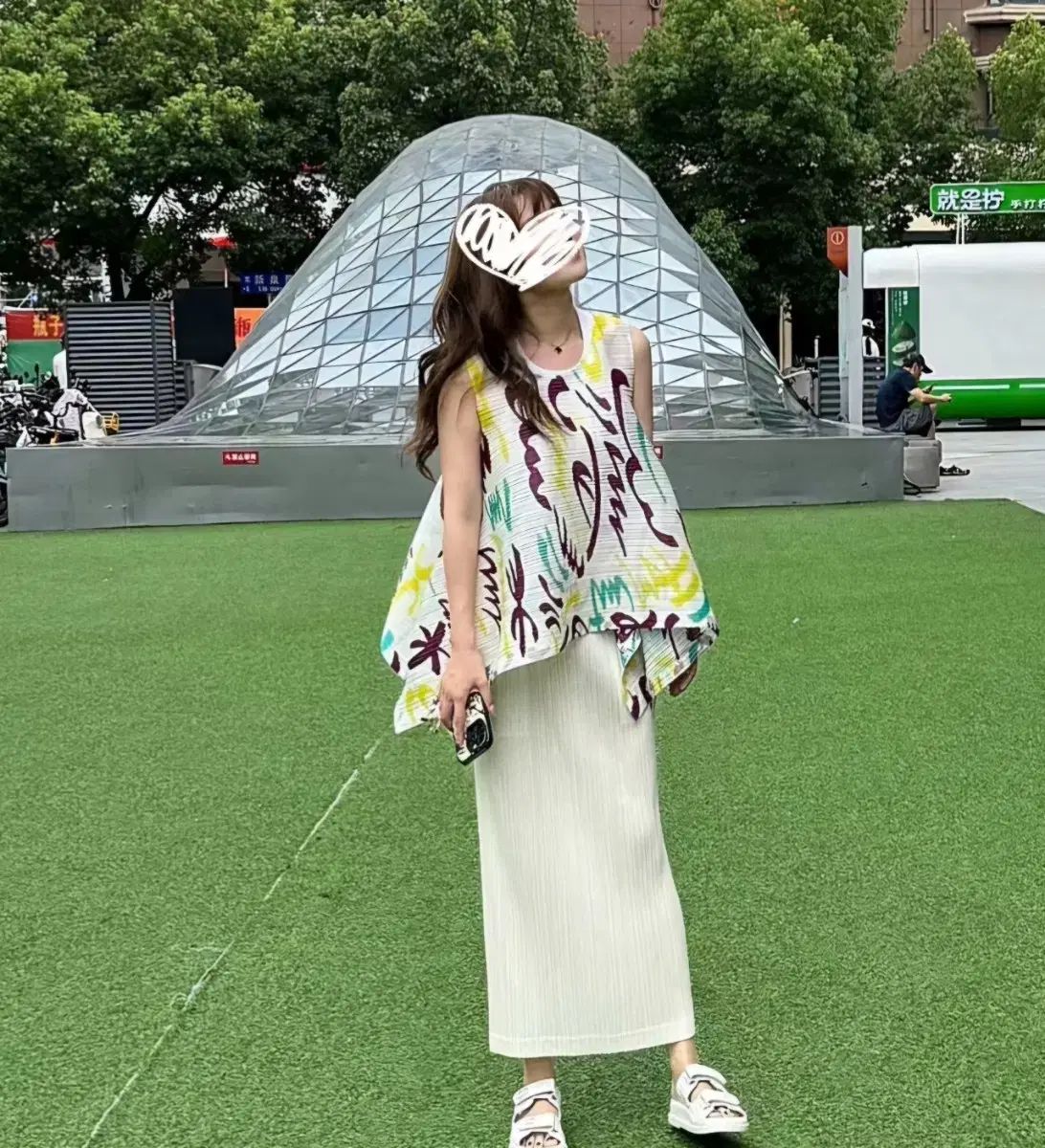 プリーツプリーズPLEATS PLEASE スカート 白 - 迷ミスト