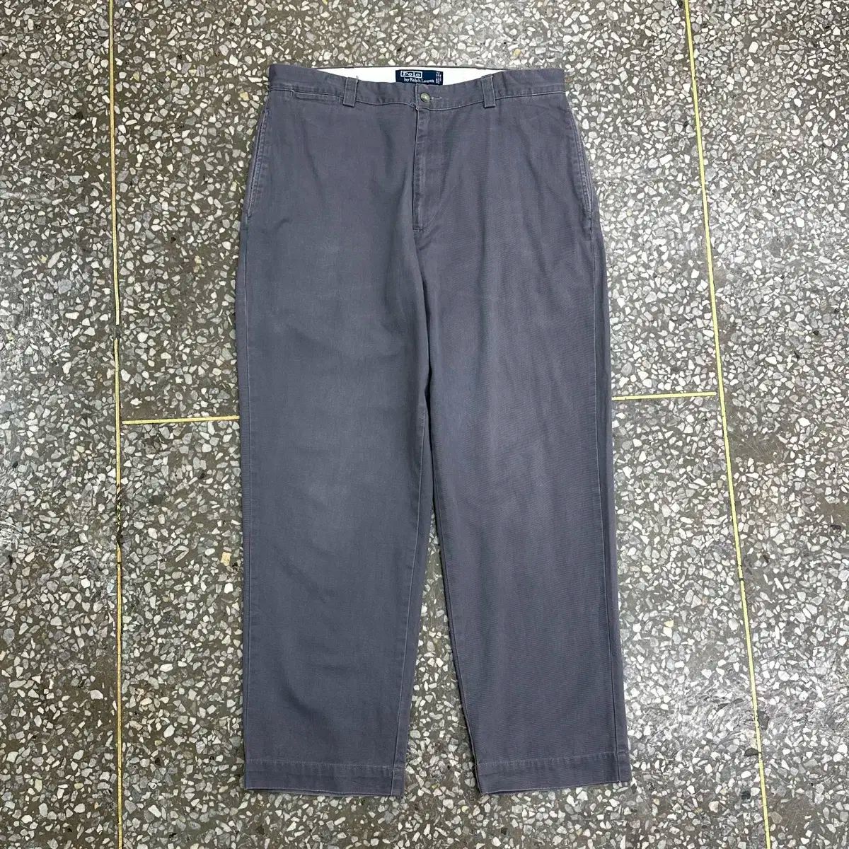 90s ポロラルフローレン フェイディド チノパンツ 35