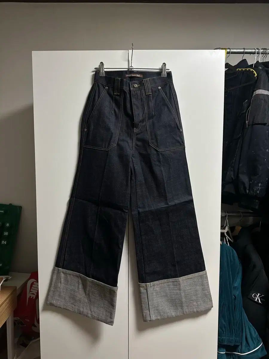 アンダースンベル 앤더슨벨 ロールアップ デニム パンツ xs
