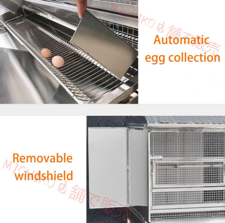  金属製鶏小屋 車輪と漏斗トレイ付きの屋外用ウサギ小屋 小動物家禽用の噛みつき防止モルモットケージ 150 70 110 cm 鳥かご 鳥かご パーツ類