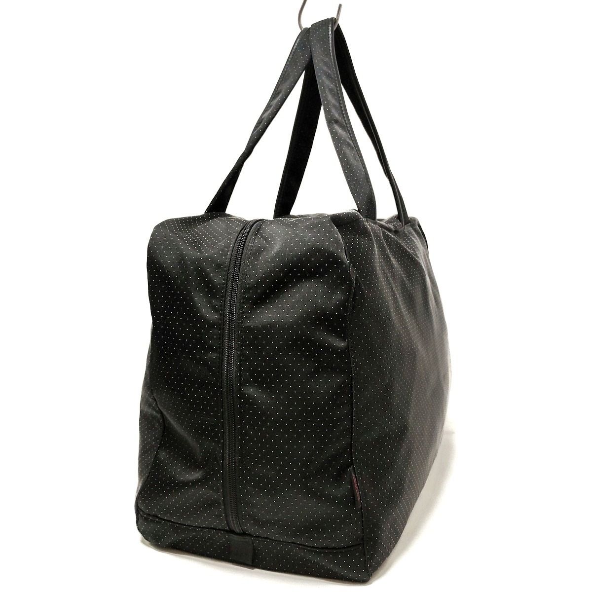ARTISAN-ARTIST アルティザン-アーティスト ボストンバッグ - 黒×白 ドット柄 本体ロックなし レザー