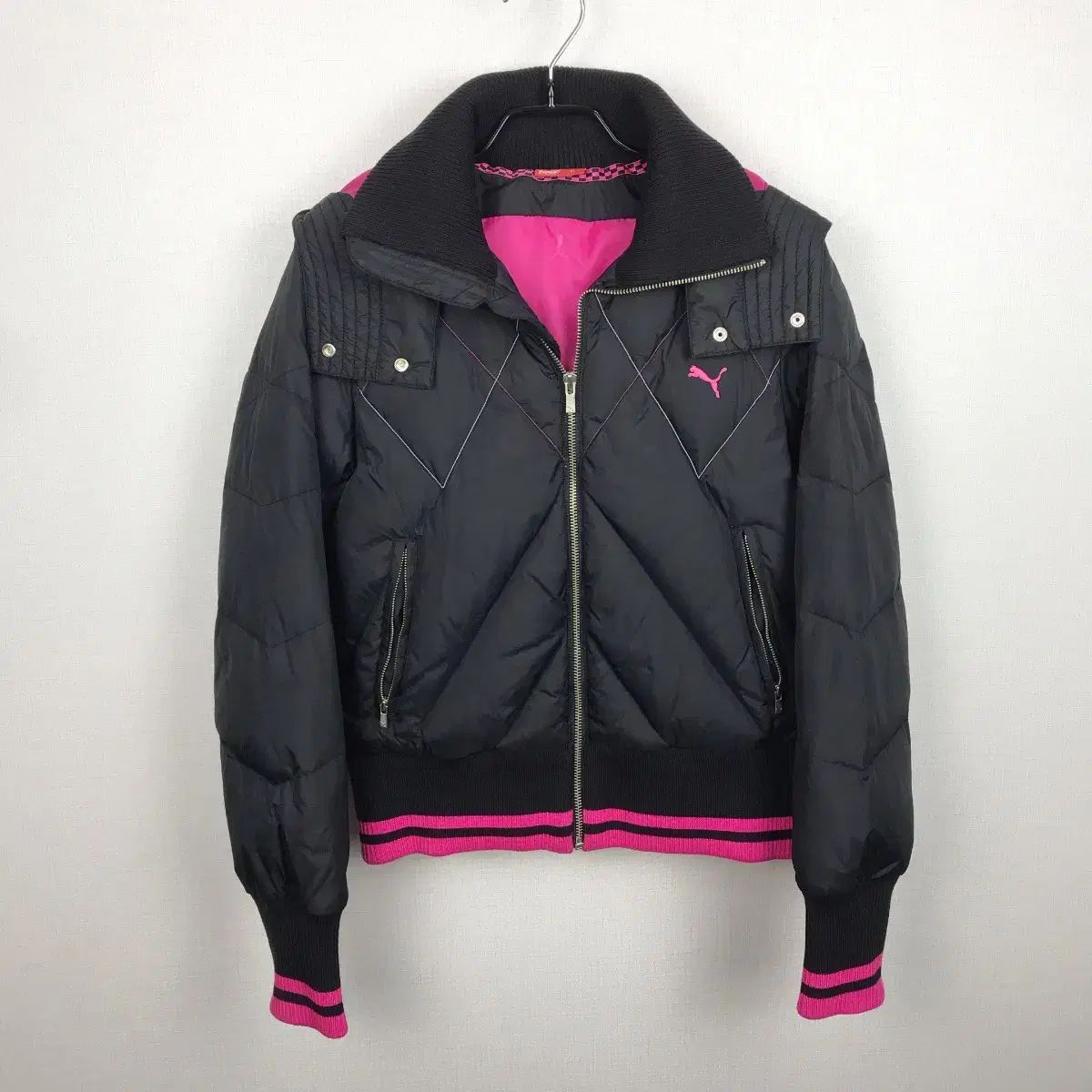 プーマ Y2K ピンク ダックダウン ダウン アウター レディースM 95