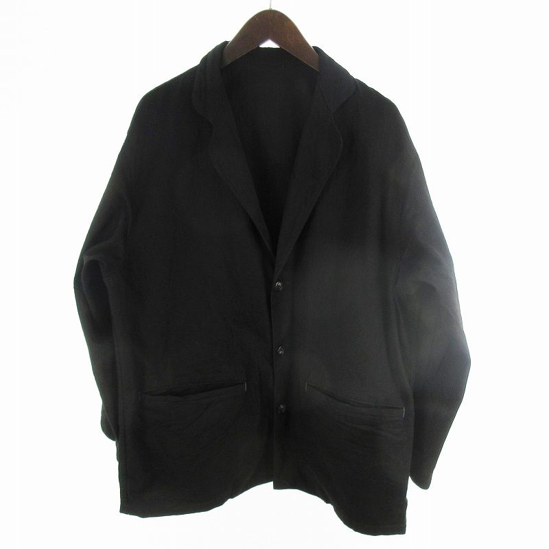 ポータークラシック Porter Classic セットアップ 上下 ジャケット 3Ｂ パンツ タック ブラック 黒 コットン Ｍ