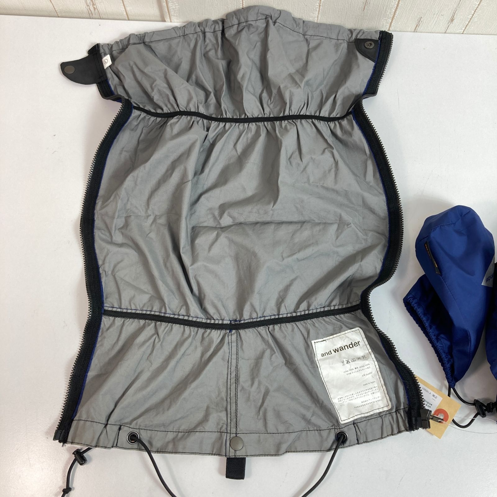 OneSize ネイビー系 And Wander アンドワンダー イーベント レイン ゲイター Event Rain Gaiter ナイロン ウェア ウェア小物 ゲイター スパッツ z00053856 ゲイター スパッツ ウェア USTAUSTRALIA_COM_AU