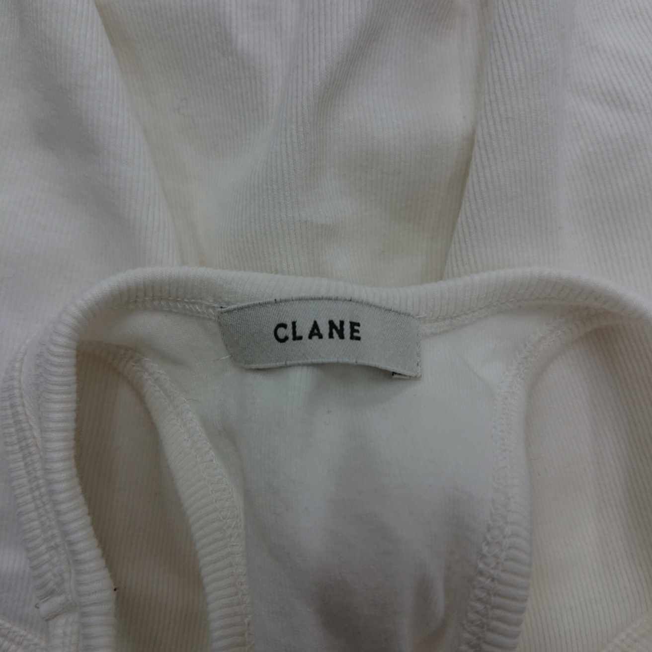 ◇ ⊂ 【クラネ CLANE】16105-1342 ホワイト系 カップ入りタンクトップ 