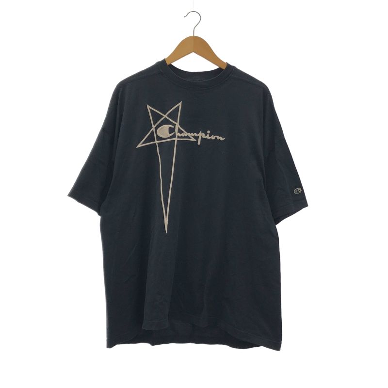 Rick Owens×champion Tシャツ 黒 XS リックオウエンス 92