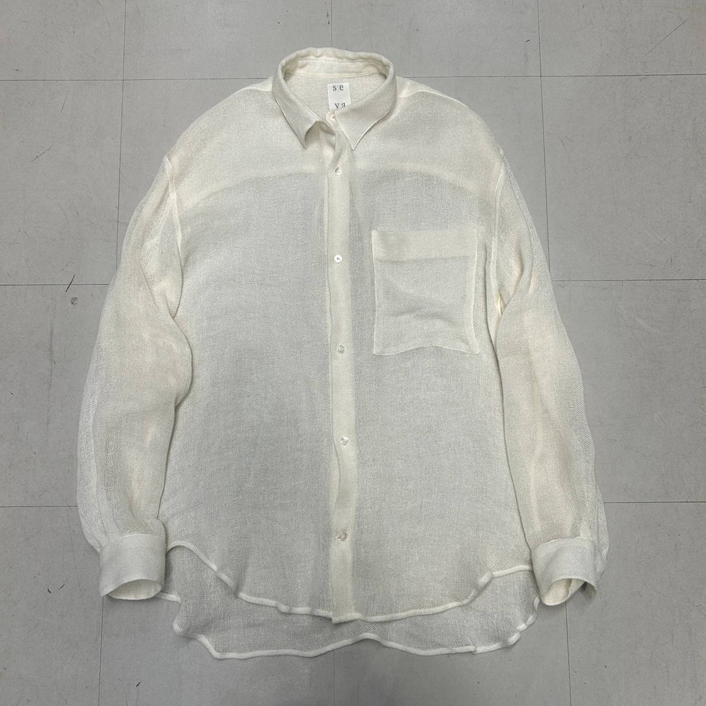 seya. セヤ ETERNAL SHIRT シャツ ホワイト size 3 中目黒A10